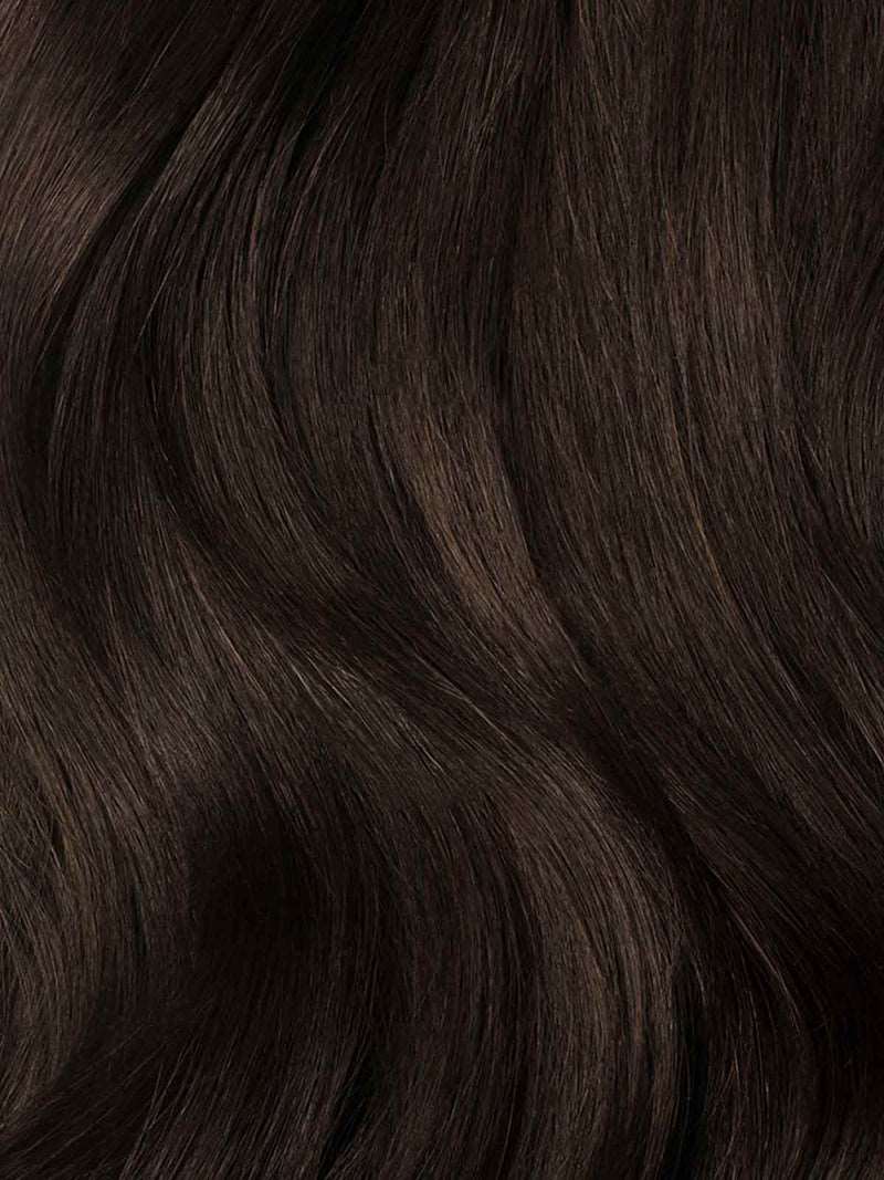 Dolly Halo Clips in Hair Extensions Macho Brown