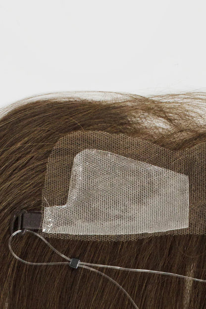 Hair Hairline Topper: Breathable Lace|Halo Wire|Natural Look Medium Brown #4