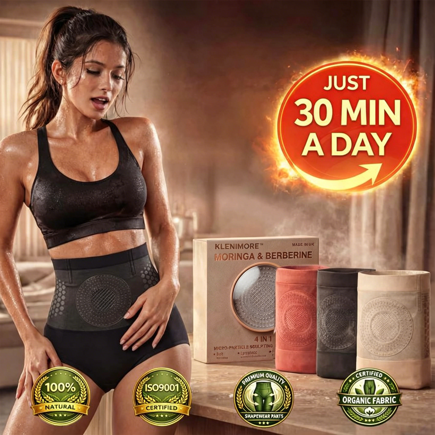 🏆Ends Today:💦🍕KLENIMORE™  4‑In‑1  Shorts